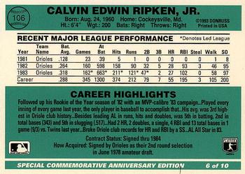 Cal Ripken  baseball card collectible - Main Image 2