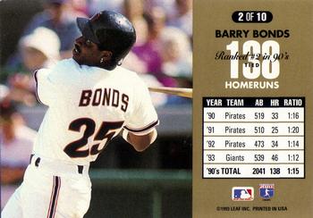 Barry Bonds  baseball card collectible - Main Image 2