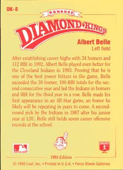 Albert Belle  baseball card collectible - Main Image 2