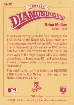 Brian McRae  baseball card collectible - Main Image 2