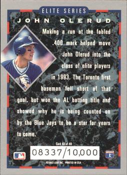 John Olerud  baseball card collectible - Main Image 2