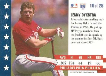Lenny Dykstra  baseball card collectible - Main Image 2