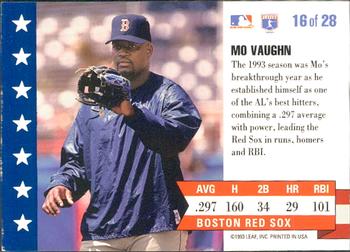 Mo Vaughn  baseball card collectible - Main Image 2
