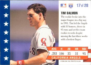 Tim Salmon  baseball card collectible - Main Image 2