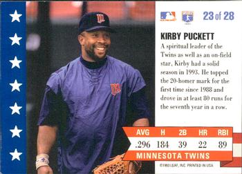 Kirby Puckett  baseball card collectible - Main Image 2