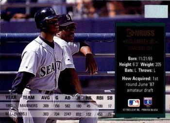 Ken Griffey, Jr.  baseball card collectible - Main Image 2