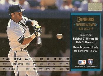 Roberto Alomar  baseball card collectible - Main Image 2