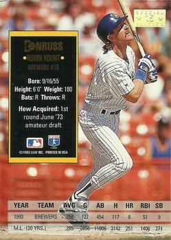 Robin Yount  baseball card collectible - Main Image 2