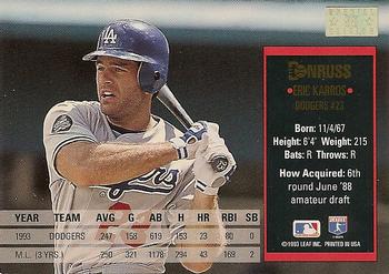 Eric Karros  baseball card collectible - Main Image 2