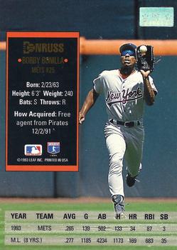 Bobby Bonilla  baseball card collectible - Main Image 2