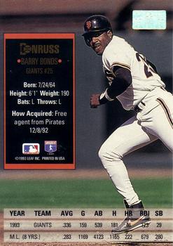 Barry Bonds  baseball card collectible - Main Image 2