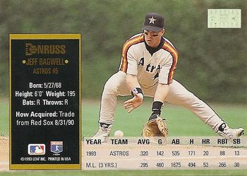 Jeff Bagwell  baseball card collectible - Main Image 2