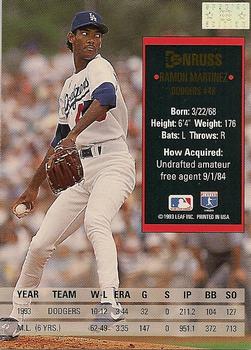 Ramon Martinez  baseball card collectible - Main Image 2