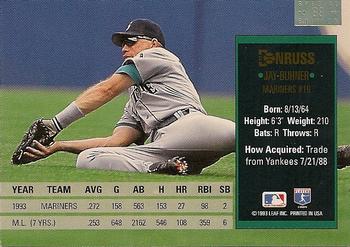 Jay Buhner  baseball card collectible - Main Image 2