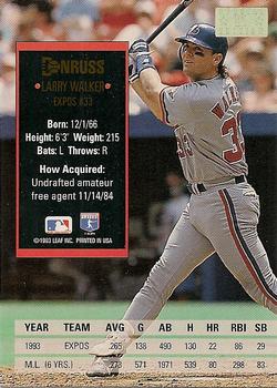 Larry Walker  baseball card collectible - Main Image 2