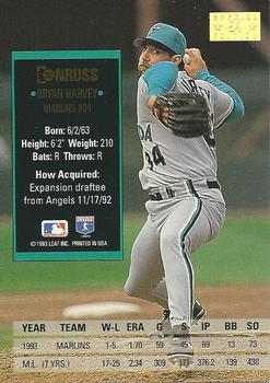 Bryan Harvey  baseball card collectible - Main Image 2