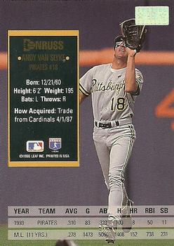 Andy Van Slyke  baseball card collectible - Main Image 2