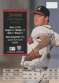 Greg Maddux  baseball card collectible - Main Image 2