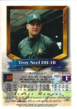 Troy Neel  baseball card collectible - Main Image 2