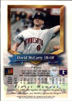 David McCarty  baseball card collectible - Main Image 2