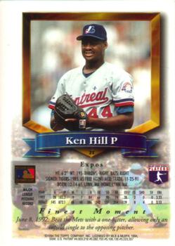 Ken Hill  baseball card collectible - Main Image 2