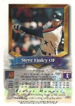 Steve Finley  baseball card collectible - Main Image 2