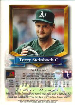 Terry Steinbach  baseball card collectible - Main Image 2