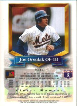 Joe Orsulak  baseball card collectible - Main Image 2