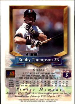 Robby Thompson  baseball card collectible - Main Image 2