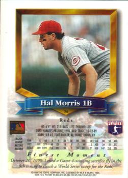 Hal Morris  baseball card collectible - Main Image 2