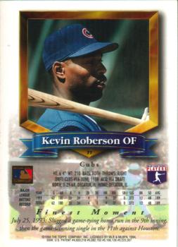 Kevin Roberson  baseball card collectible - Main Image 2