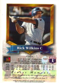 Rick Wilkins  baseball card collectible - Main Image 2