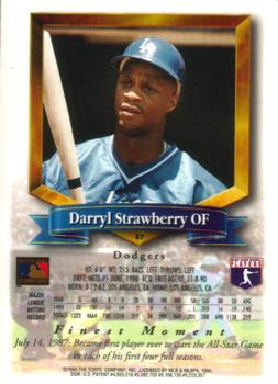 Darryl Strawberry  baseball card collectible - Main Image 2