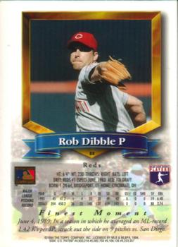 Rob Dibble  baseball card collectible - Main Image 2