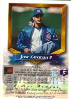 Jose Guzman  baseball card collectible - Main Image 2