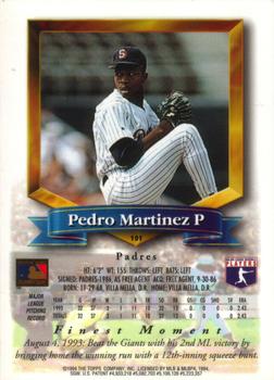 Pedro Martinez  baseball card collectible - Main Image 2