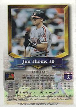 Jim Thome  baseball card collectible - Main Image 2