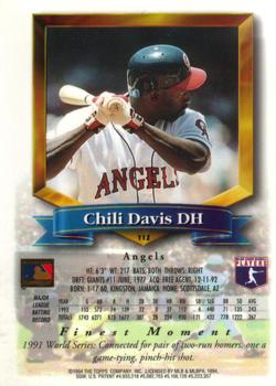 Chili Davis  baseball card collectible - Main Image 2