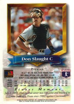 Don Slaught  baseball card collectible - Main Image 2