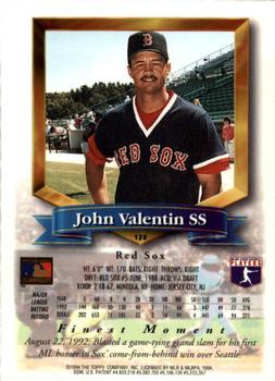 John Valentin  baseball card collectible - Main Image 2