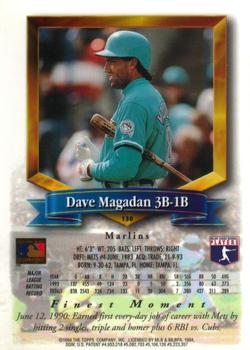 Dave Magadan  baseball card collectible - Main Image 2