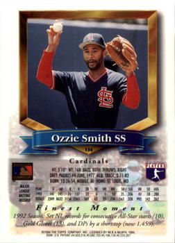 Ozzie Smith  baseball card collectible - Main Image 2