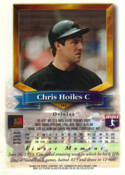 Chris Hoiles  baseball card collectible - Main Image 2