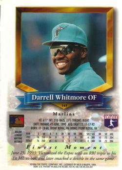 Darrell Whitmore  baseball card collectible - Main Image 2