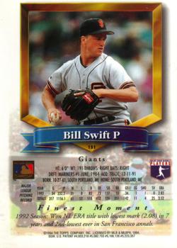 Bill Swift  baseball card collectible - Main Image 2