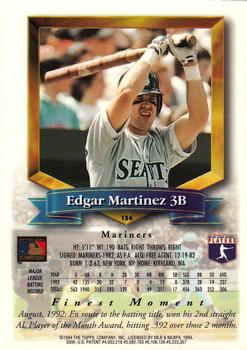 Edgar Martinez  baseball card collectible - Main Image 2