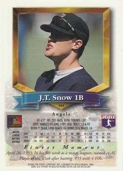 J.T. Snow  baseball card collectible - Main Image 2