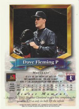 Dave Fleming  baseball card collectible - Main Image 2