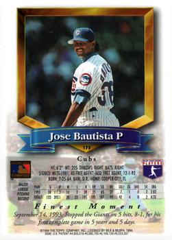 Jose Bautista  baseball card collectible - Main Image 2