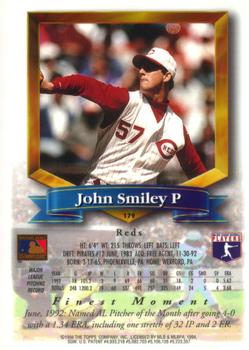 John Smiley  baseball card collectible - Main Image 2